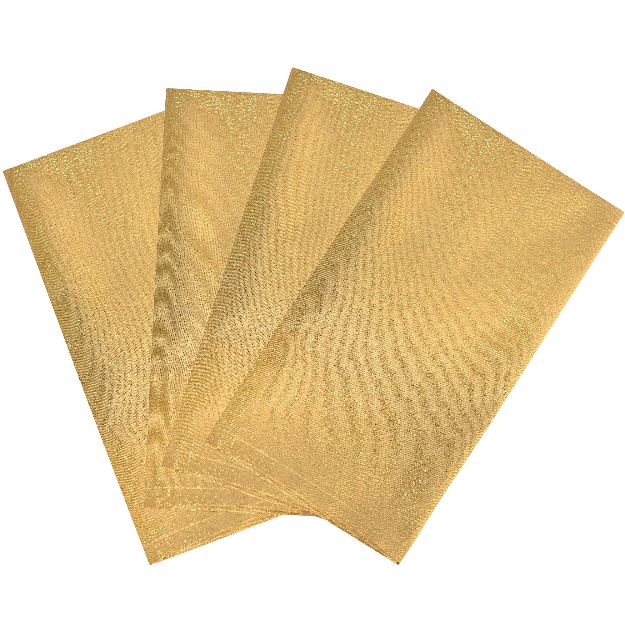 Gold Metallic Paper Napkins 3ply Set of 20 Plain Gold Napkins Gold