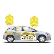 Yellow 2022 Congrats Graduation Parade Car Decorating Kit