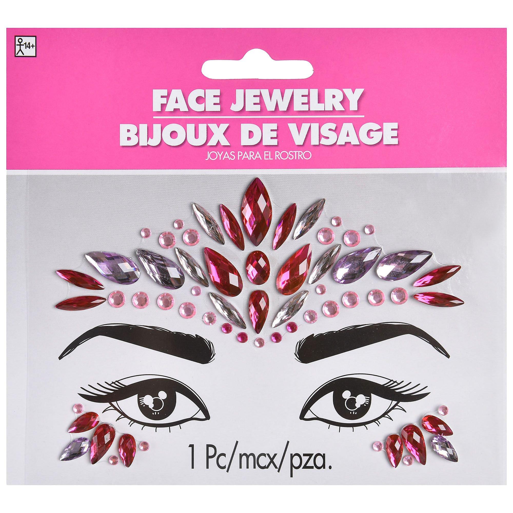  Hot Pink Rhinestones Pink Face Gems Pink Gems Pink Jewels Pink  Face Jewels Gem Face Jewels Pink Face Stickers Gem Strip Stickers Craft  Gems Rhinestone Strips 4 MM 1,029 Pieces (Pink