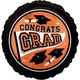 Orange Congrats Grad Foil Balloon Bouquet, 12pc - True to Your School
