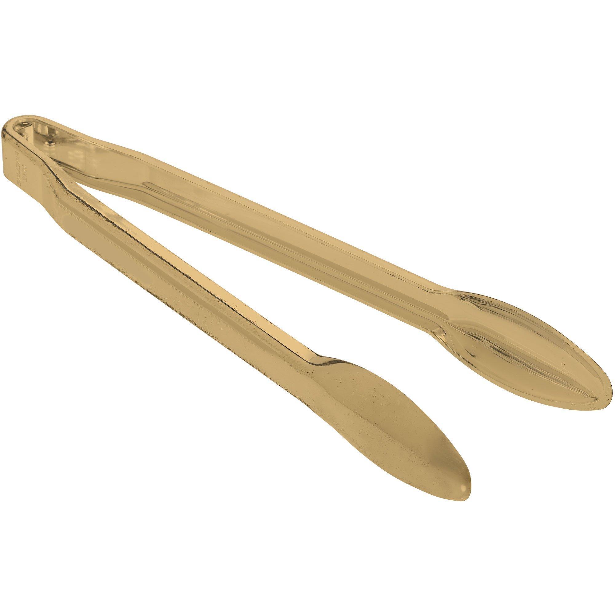 Gold Plastic Tongs, 12in Party City