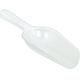 Clear Plastic Ice Scoop, 9in