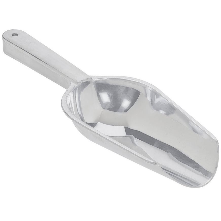 Amscan Silver Plastic Ice Scoop, 9in Silver | Party Supplies | Party