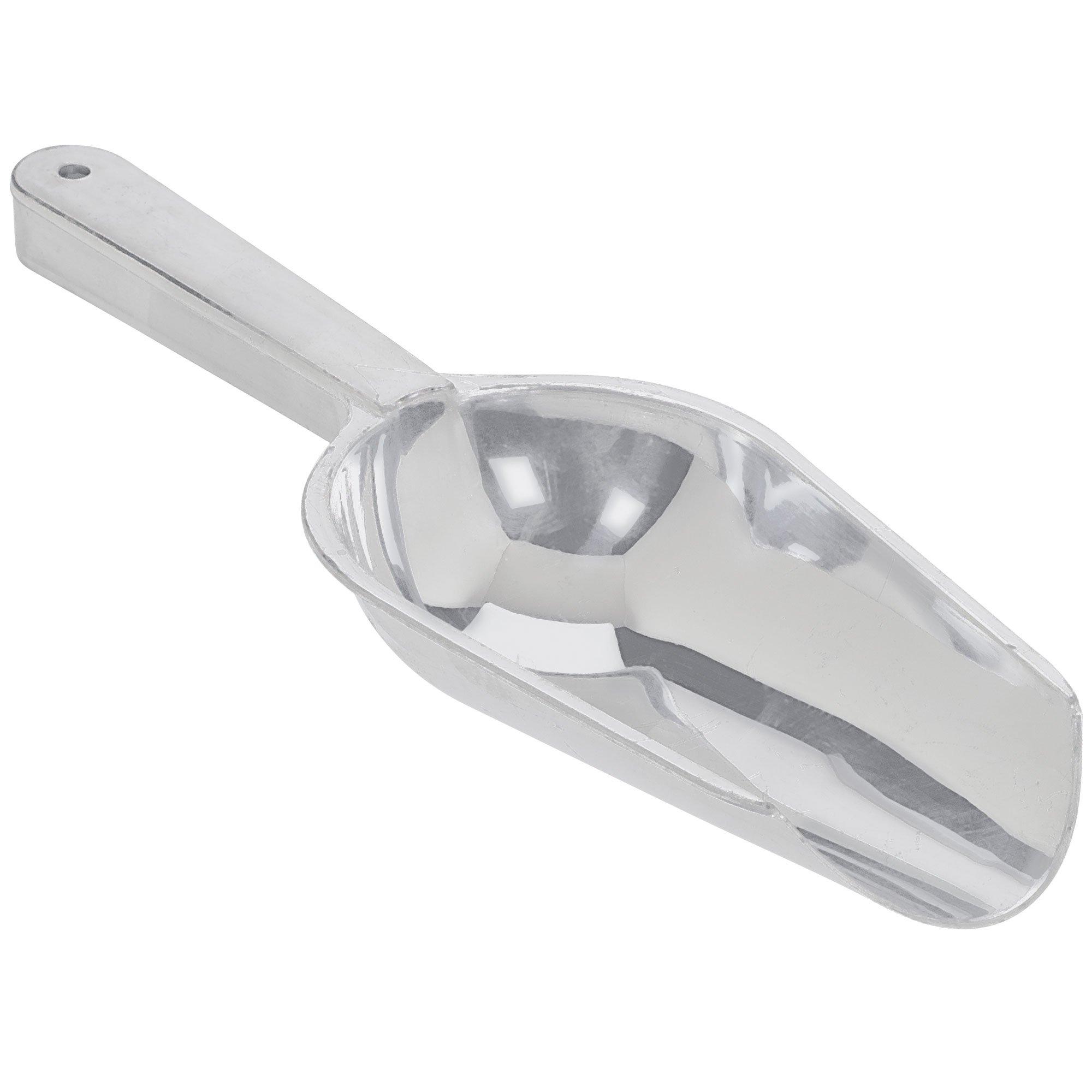 Silver Plastic Ice Scoop, 9in