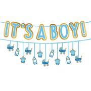 Oh Baby! Baby Shower Cardstock Banner Set