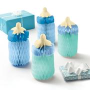 Bottle Baby Shower Honeycomb Centerpieces, 11.5in, 4pc