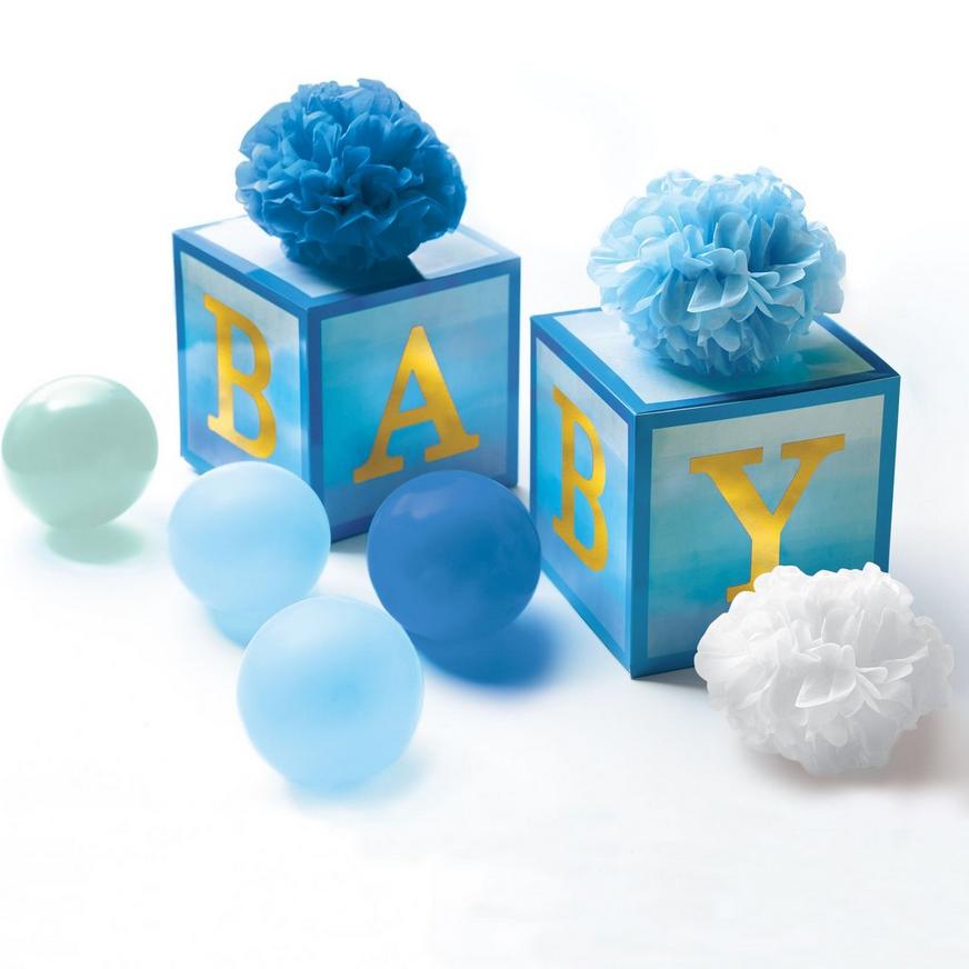 Oh Baby! Boy Baby Shower Table Decorations, 9ct