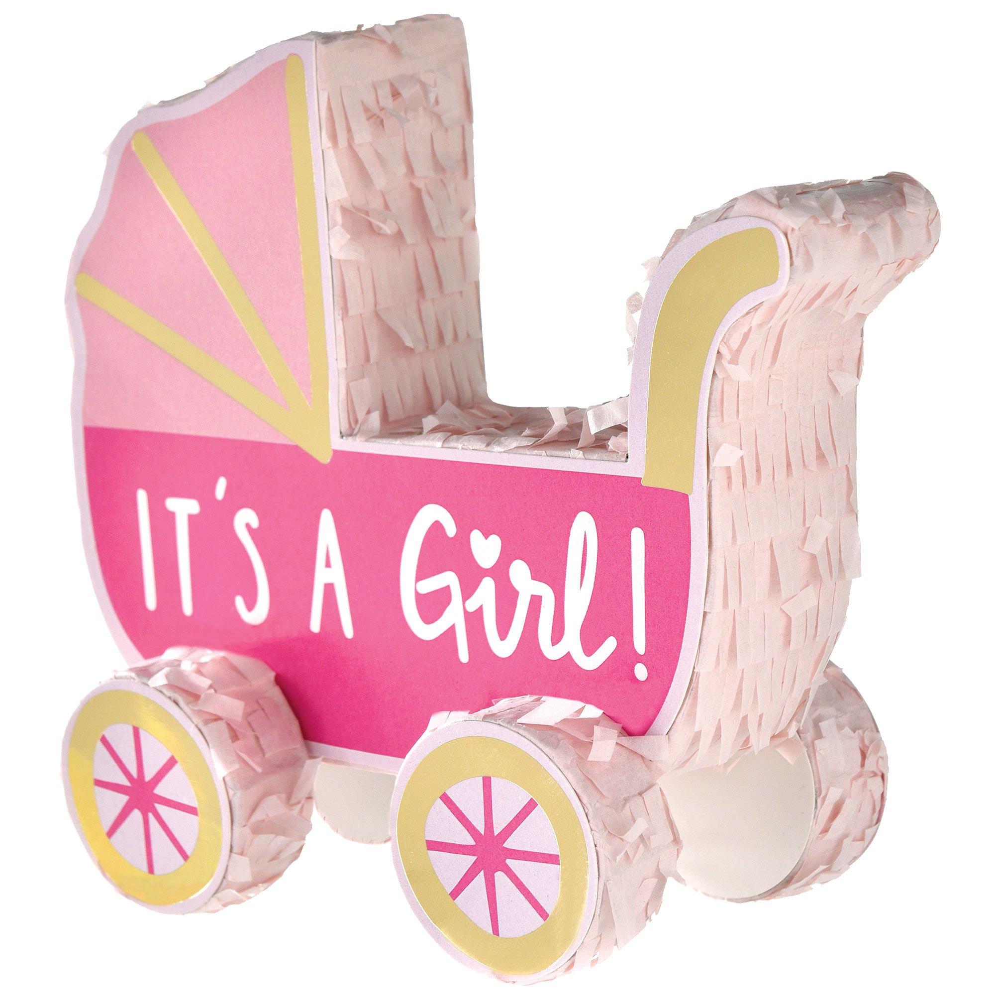 Oh Baby! Girl Baby Shower Table Decorations, 9ct