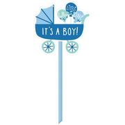 Oh Baby! Carriage Baby Shower Plastic Yard Sign, 15in x 25in