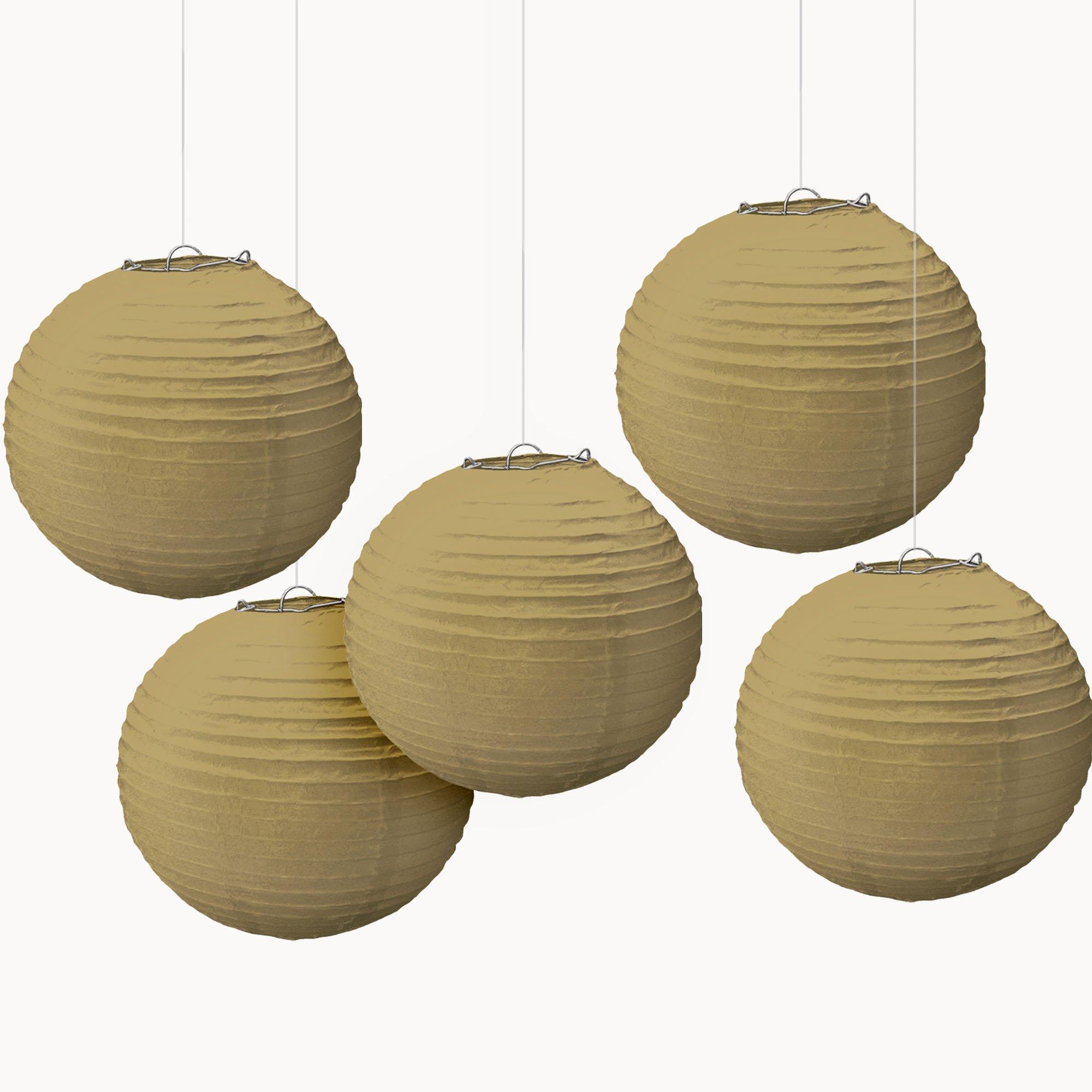 Paper Lanterns, 5in, 5ct