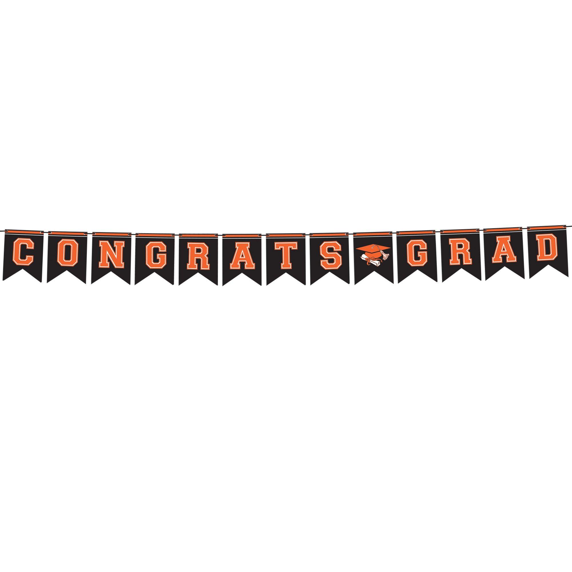 Class of 2024 Cardstock Pennant Banner, 12ft