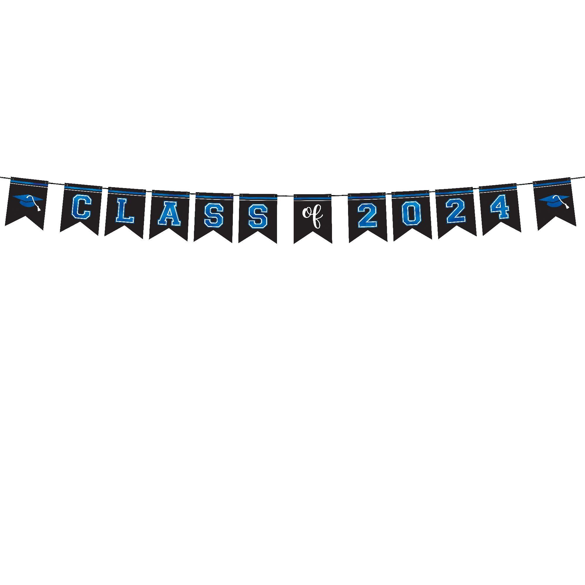Class of 2023 Graduation Cardstock Pennant Banner, 12ft