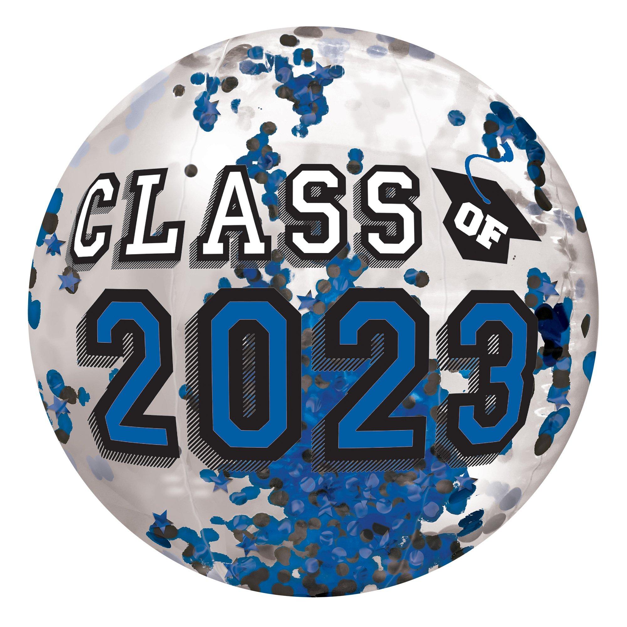 Class of 2023 Graduation Confetti Beach Ball, 24in