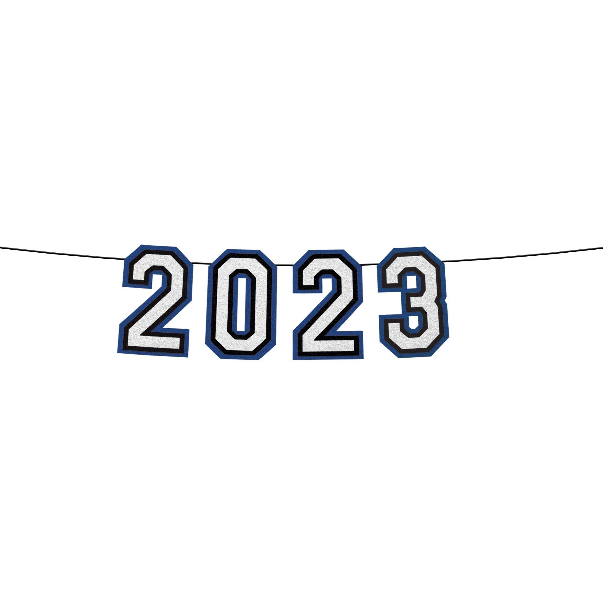 2023 Graduation Felt Banner, 12ft
