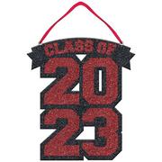 Glitter Class of 2023 Graduation Foam Sign, 9.25in x 10in