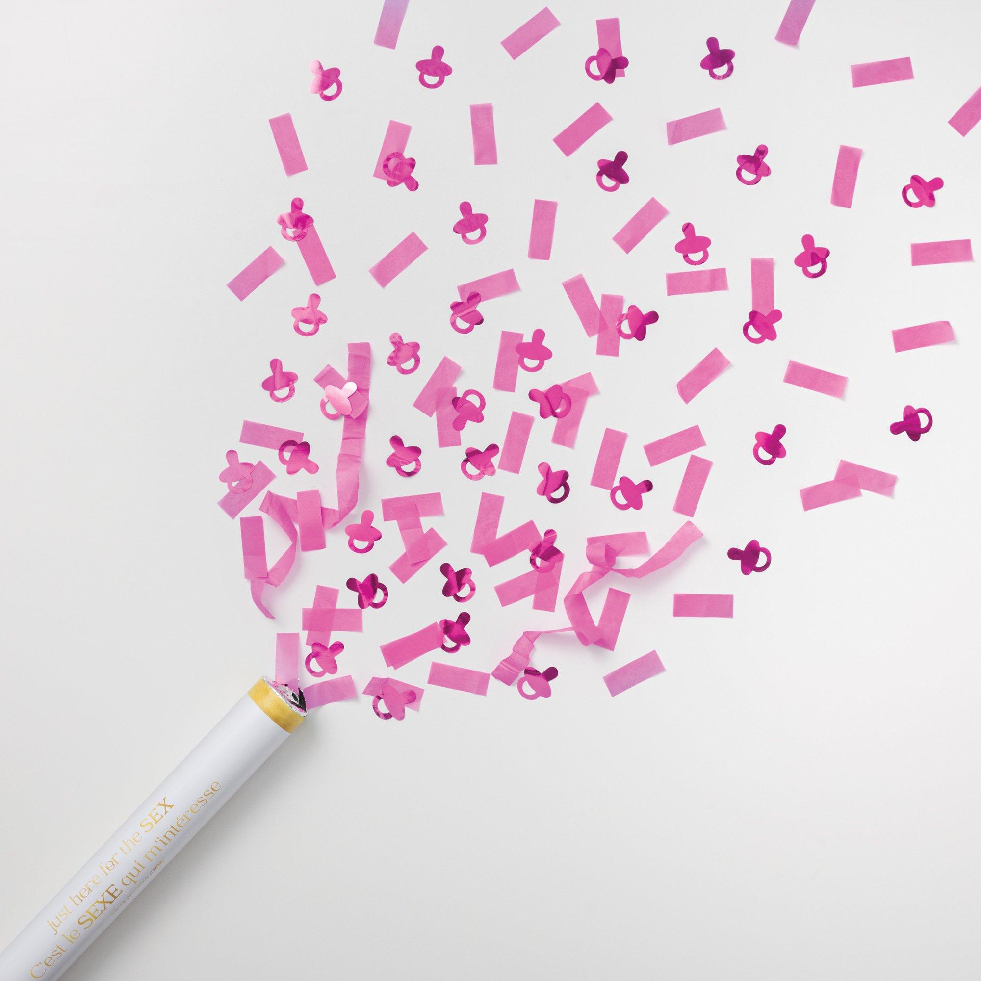 Girl Gender Reveal Confetti Cannon, 23in - Just Here for the Sex ...