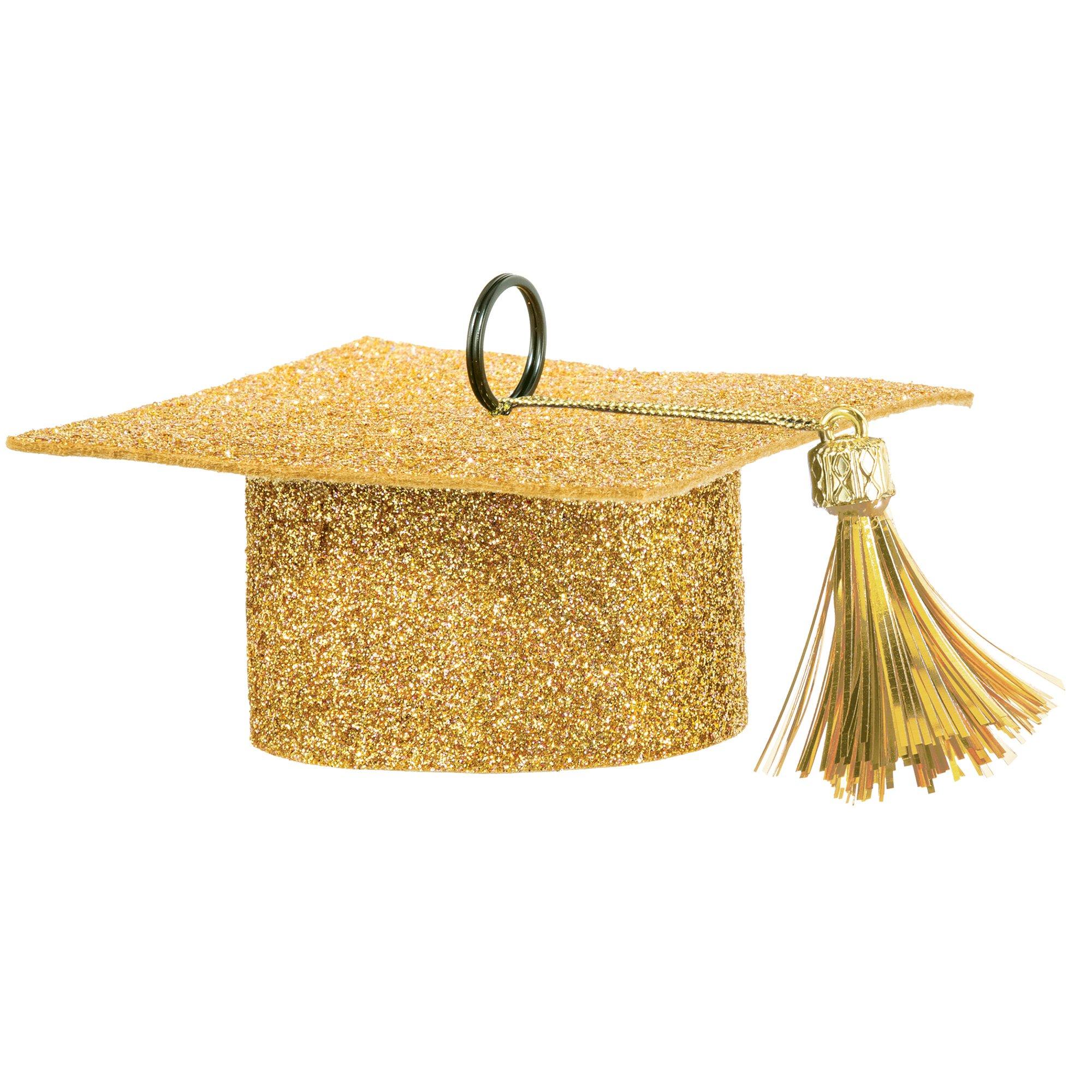 Glitter Graduation Cap Balloon Weight, 5.9oz