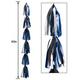 1ct, 24in, Blue Confetti Latex Balloon with Tassel Tail - School Colors