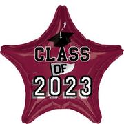 Class of 2023 Star Foil Balloon, 19in