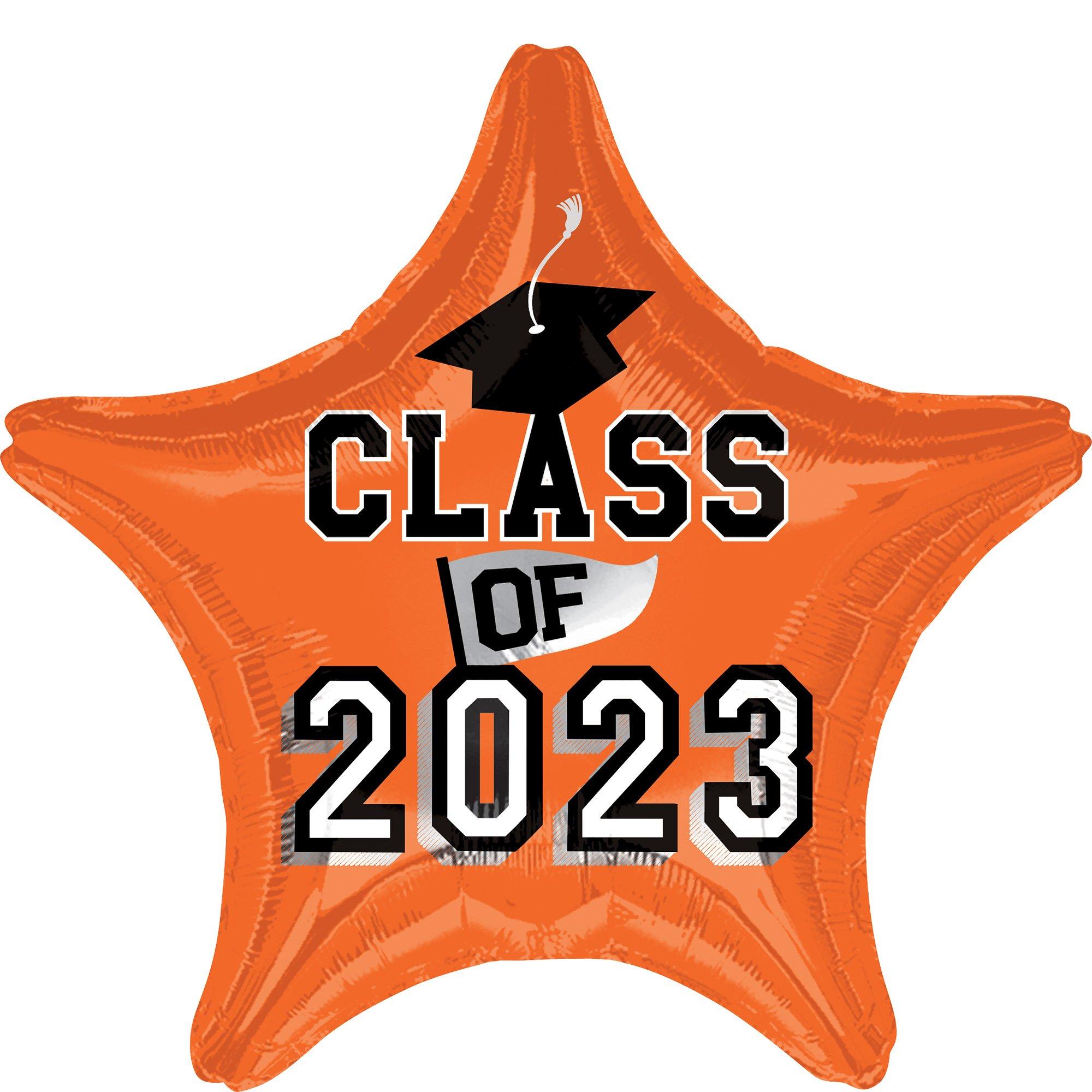 Class of 2023 Star Foil Balloon, 19in