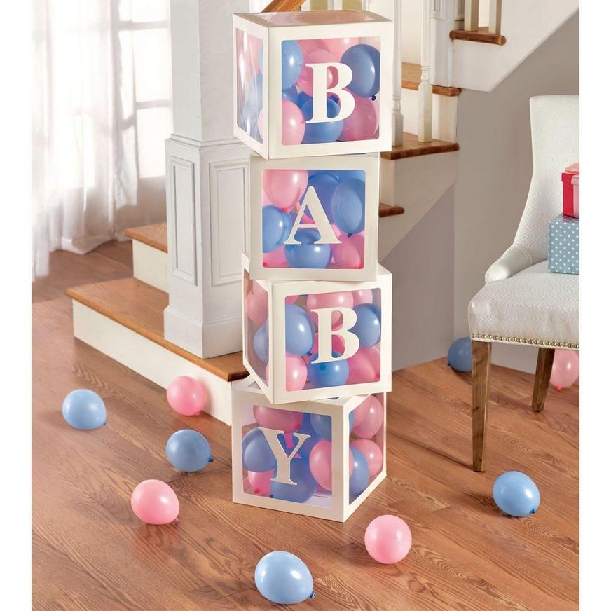Boy Gender Reveal Decorations & Accessories Kit for 20 Guests