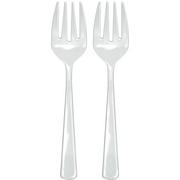 Plastic Serving Forks, 9.75in, 2ct