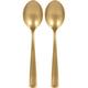 Gold Plastic Serving Spoons, 9.5in, 2ct