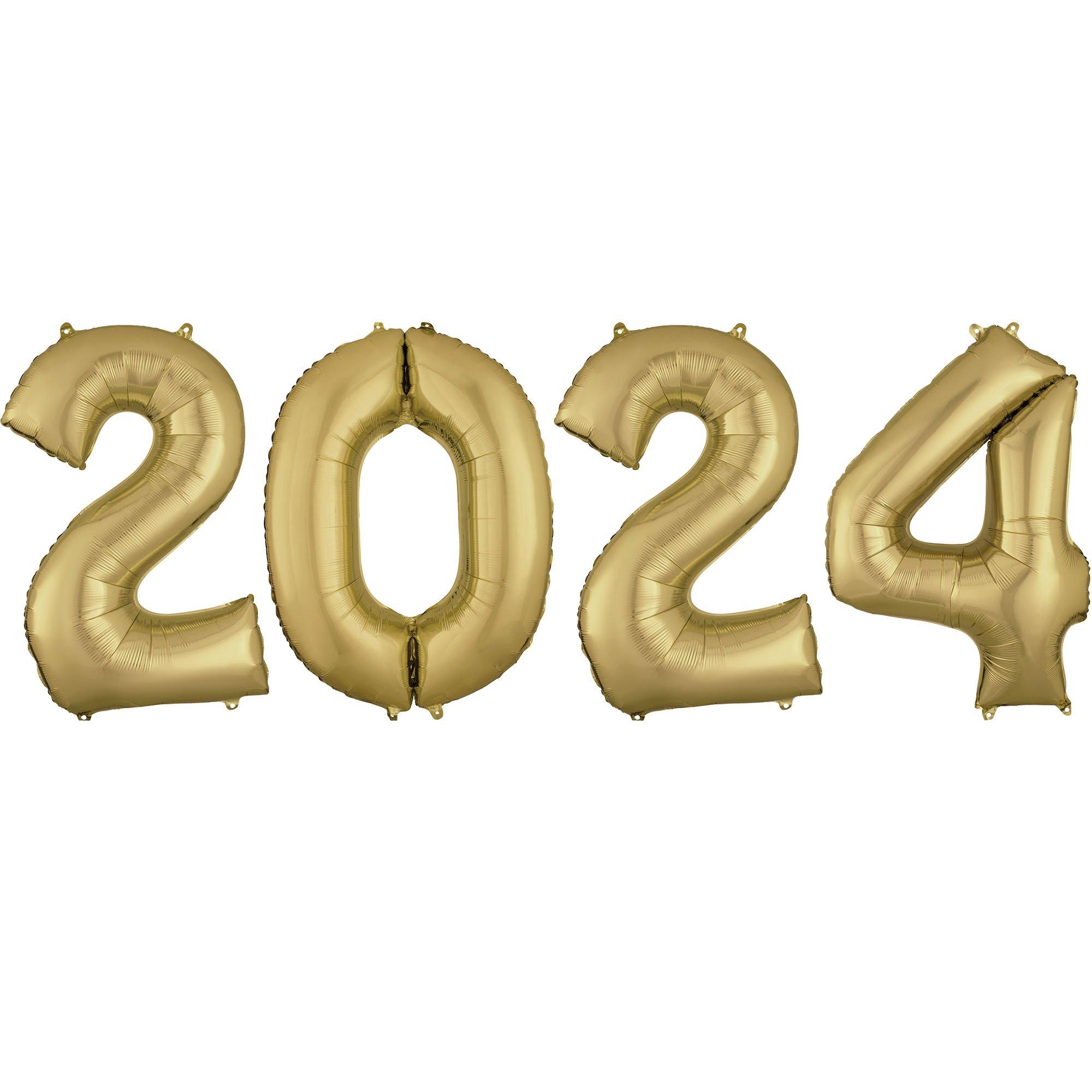 New Year 2024 Foil Balloon