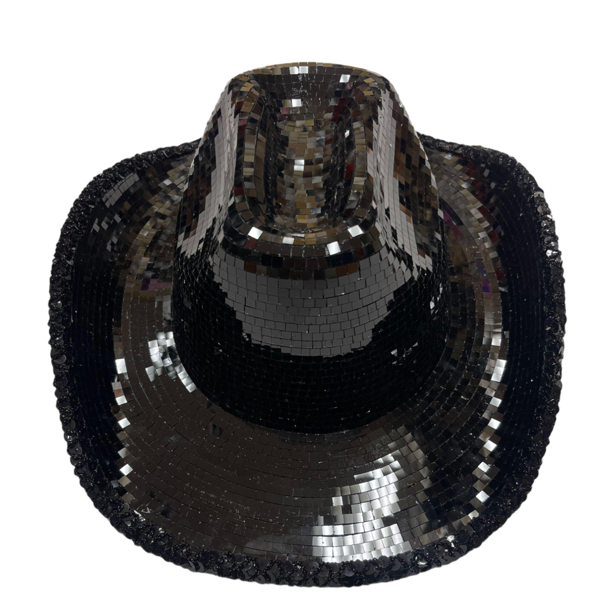 Black Mirror Disco Cowboy Hat