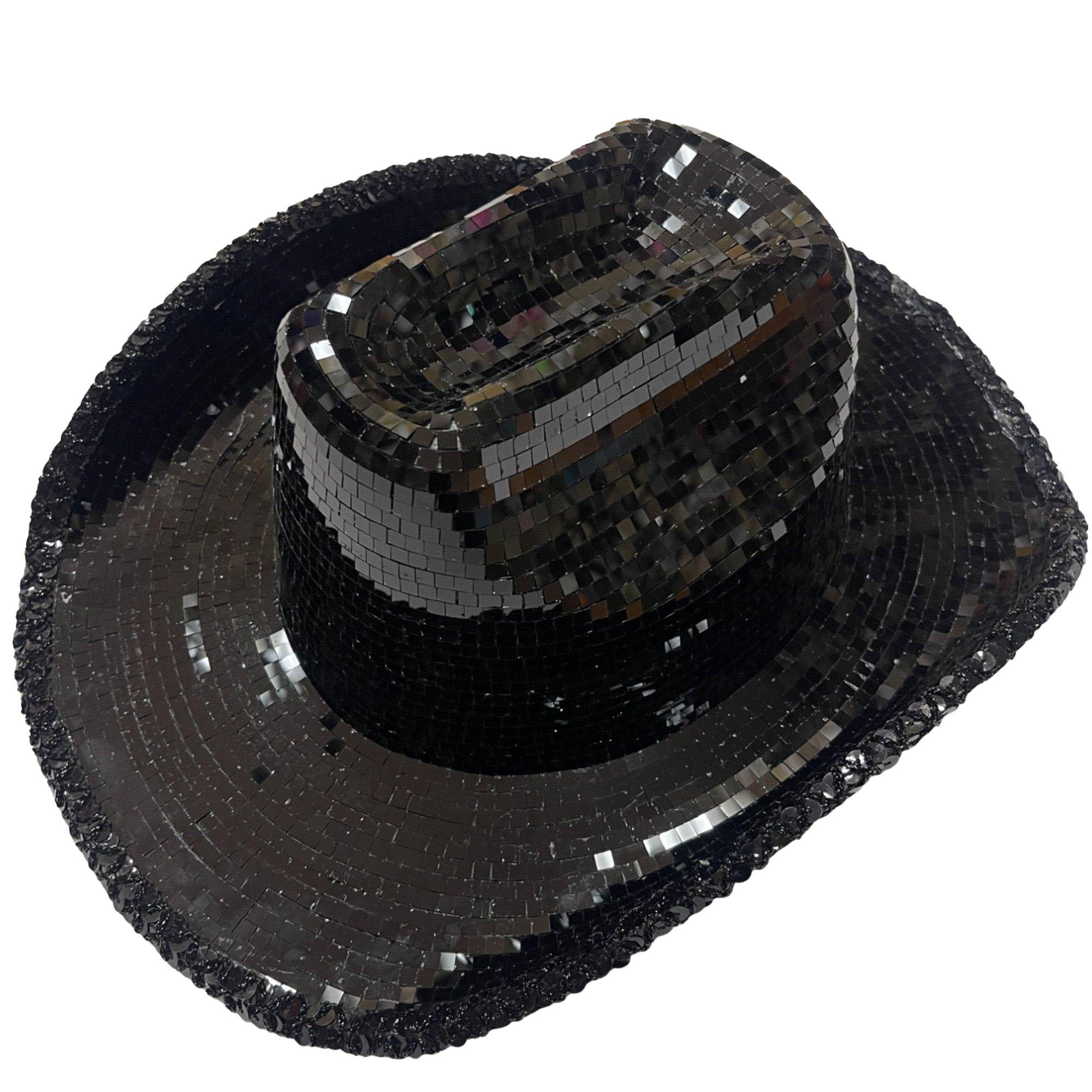 Black Mirror Disco Cowboy Hat