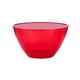 Small Red Plastic Bowl, 5.5in, 24oz
