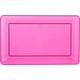 Bright Pink Plastic Rectangular Platter, 11in x 18in
