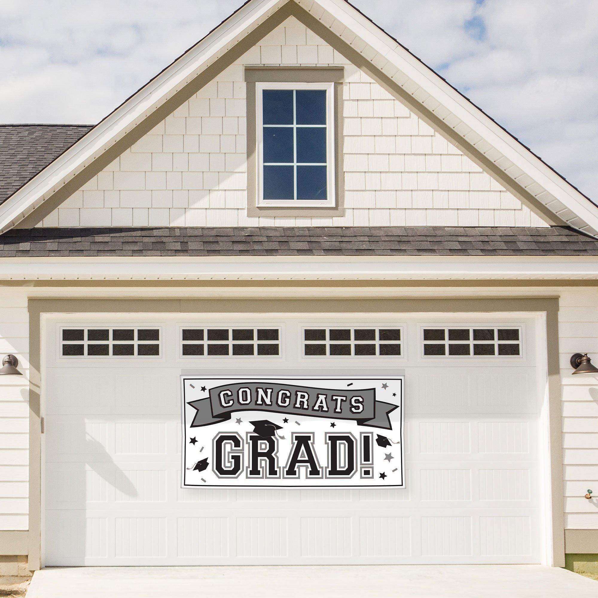 Congrats Grad Plastic Horizontal Banner