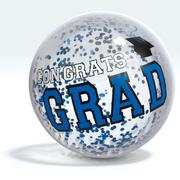 Congrats Grad Confetti Beach Ball, 16in