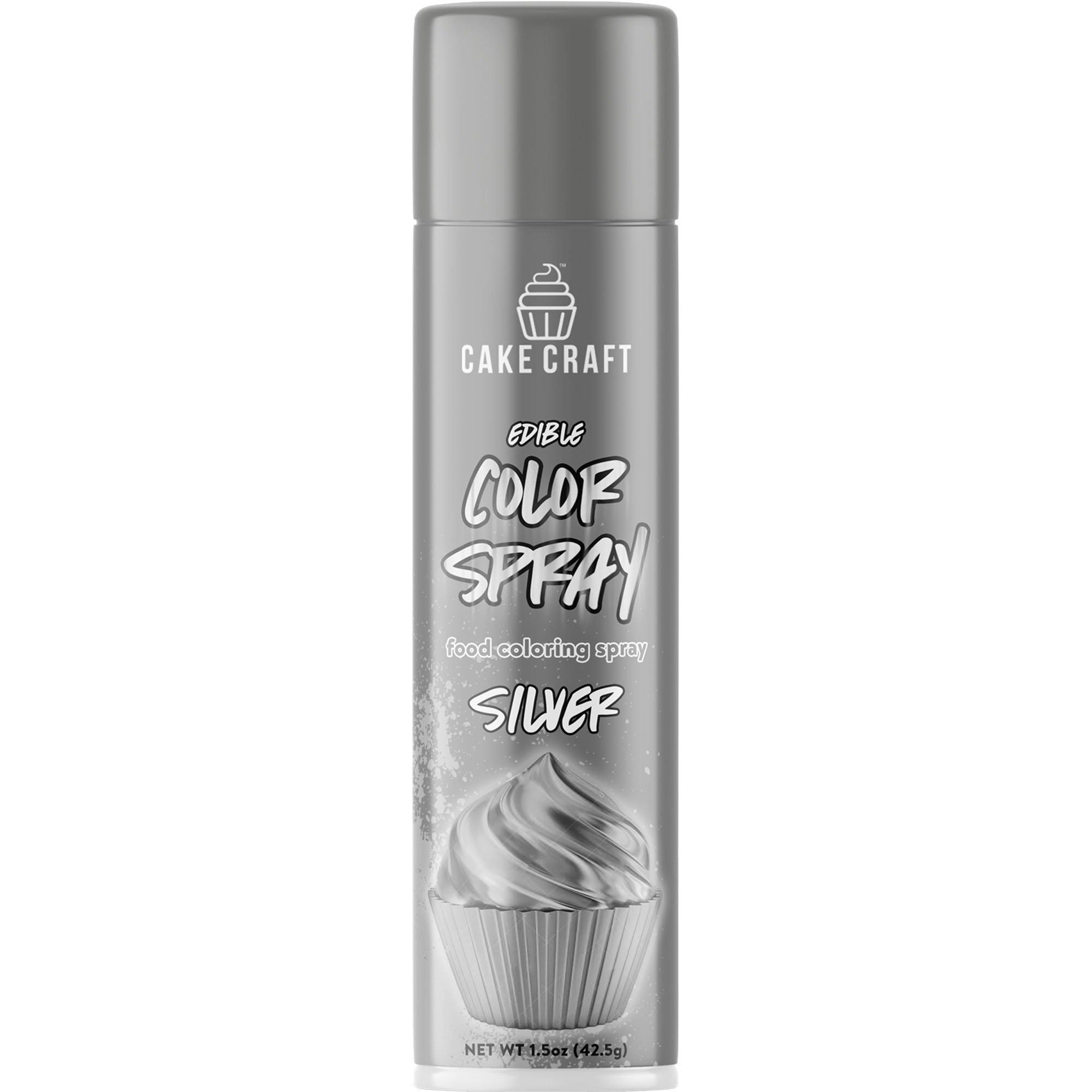 Cake Craft Silver Food Coloring Spray, 1.5oz | Party City