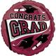 Berry Congrats Grad Foil Balloon, 18in - True to Your School