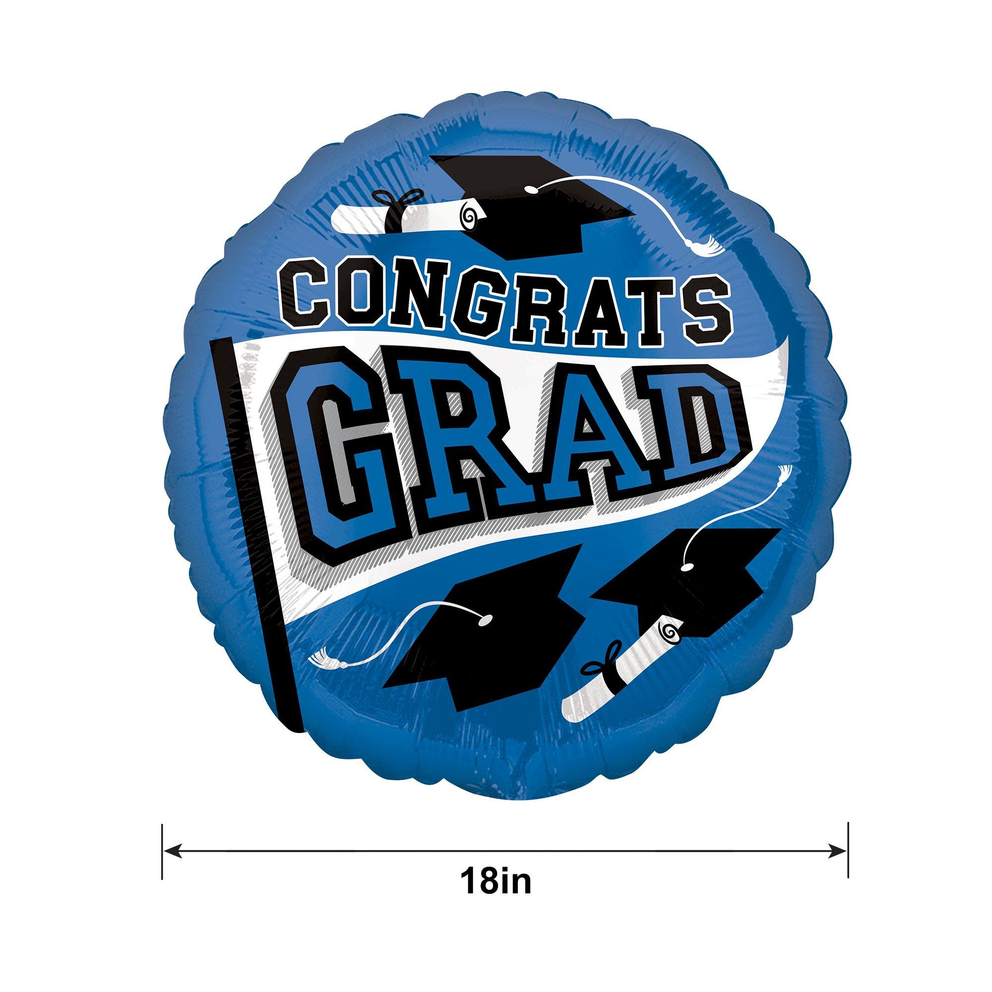 Congrats Grad Foil Balloon, 18in