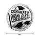 Silver Congrats Grad Foil Balloon, 18in - True to Your School