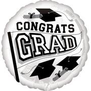 Congrats Grad Foil Balloon, 18in - True to Your School