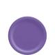 Purple Extra Sturdy Paper Dessert Plates, 7in, 24ct