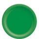 Festive Green Extra Sturdy Paper Lunch Plates, 9in, 20ct