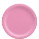 Pink Extra Sturdy Paper Lunch Plates, 9in, 20ct