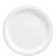 White Extra Sturdy Paper Lunch Plates, 9in, 20ct