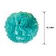 Rounded Rainbow Tissue Pom Poms, 16 3/4in, 3ct