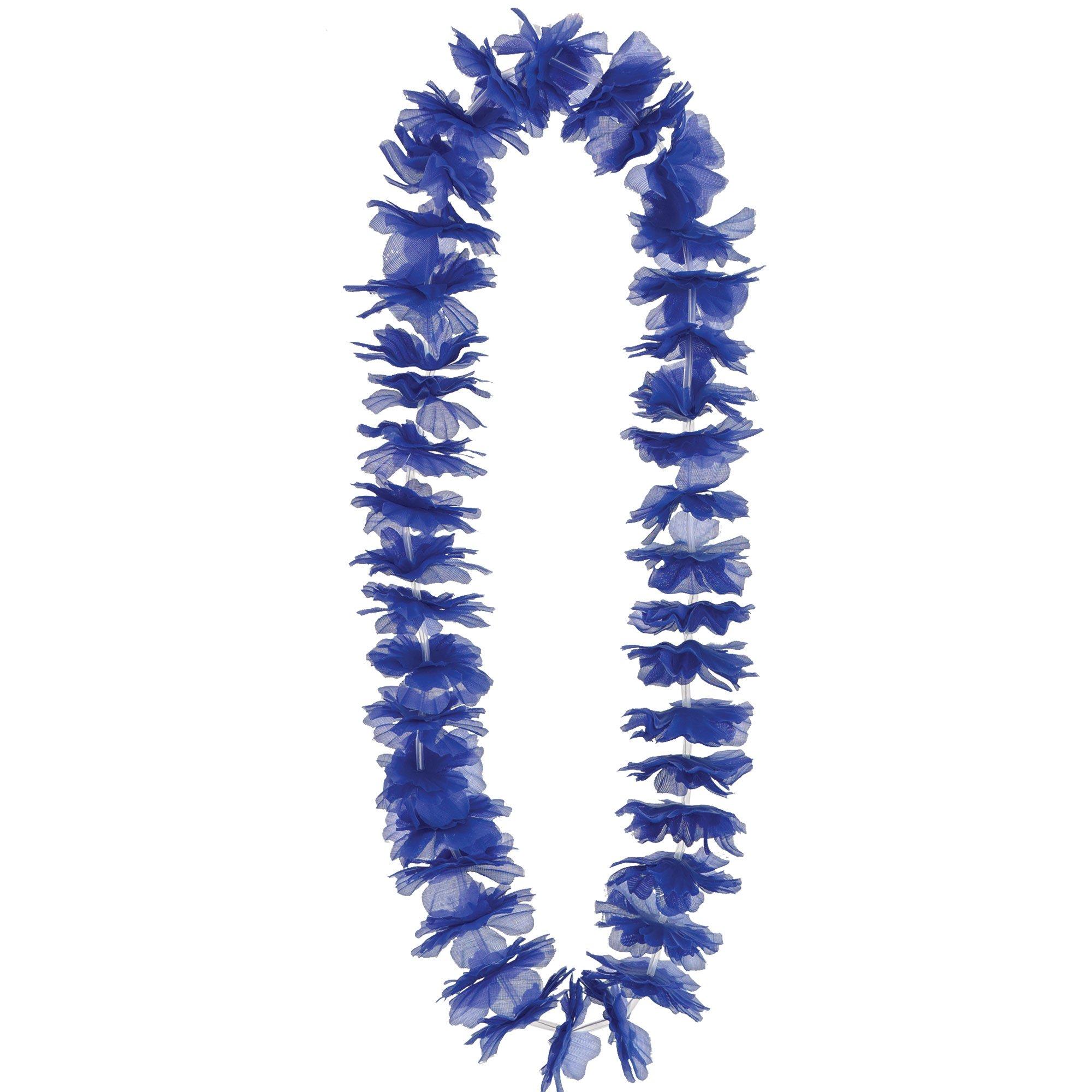 Royal Blue Lei, 40in