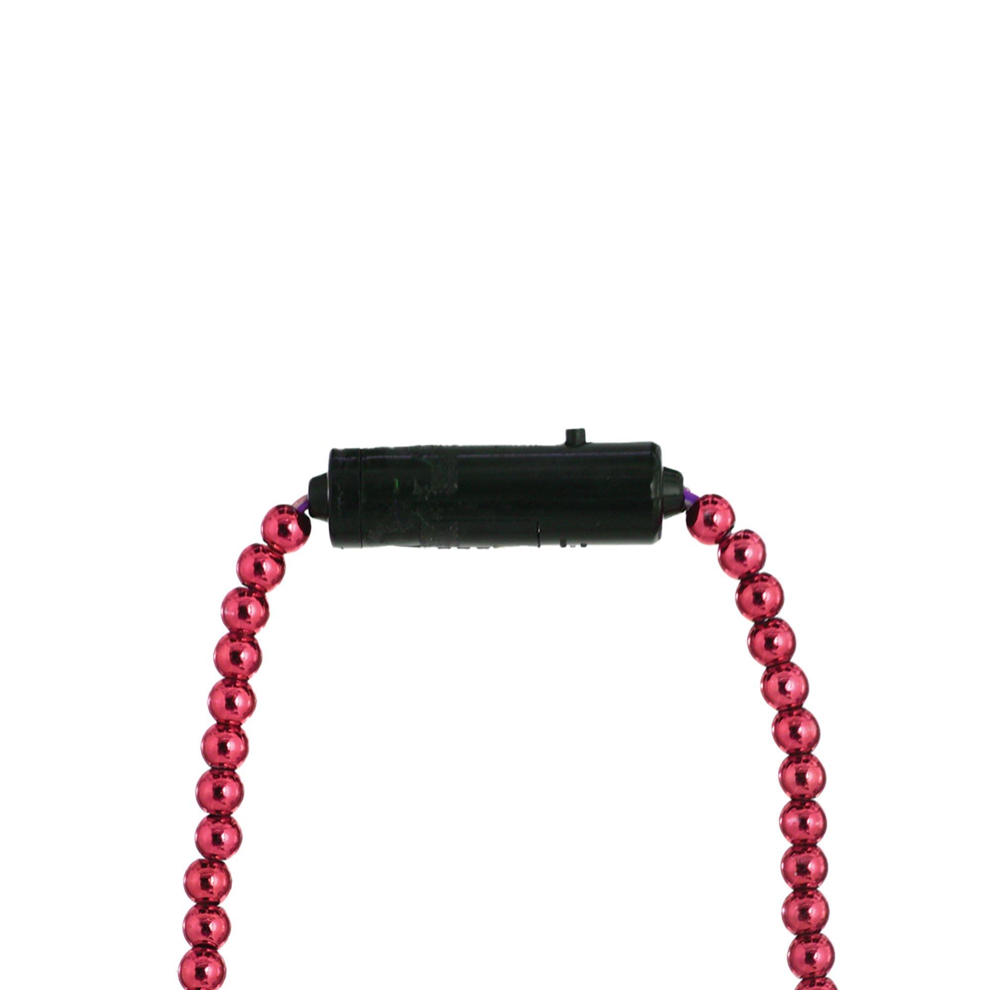 Light-Up LED Red Bead Necklace