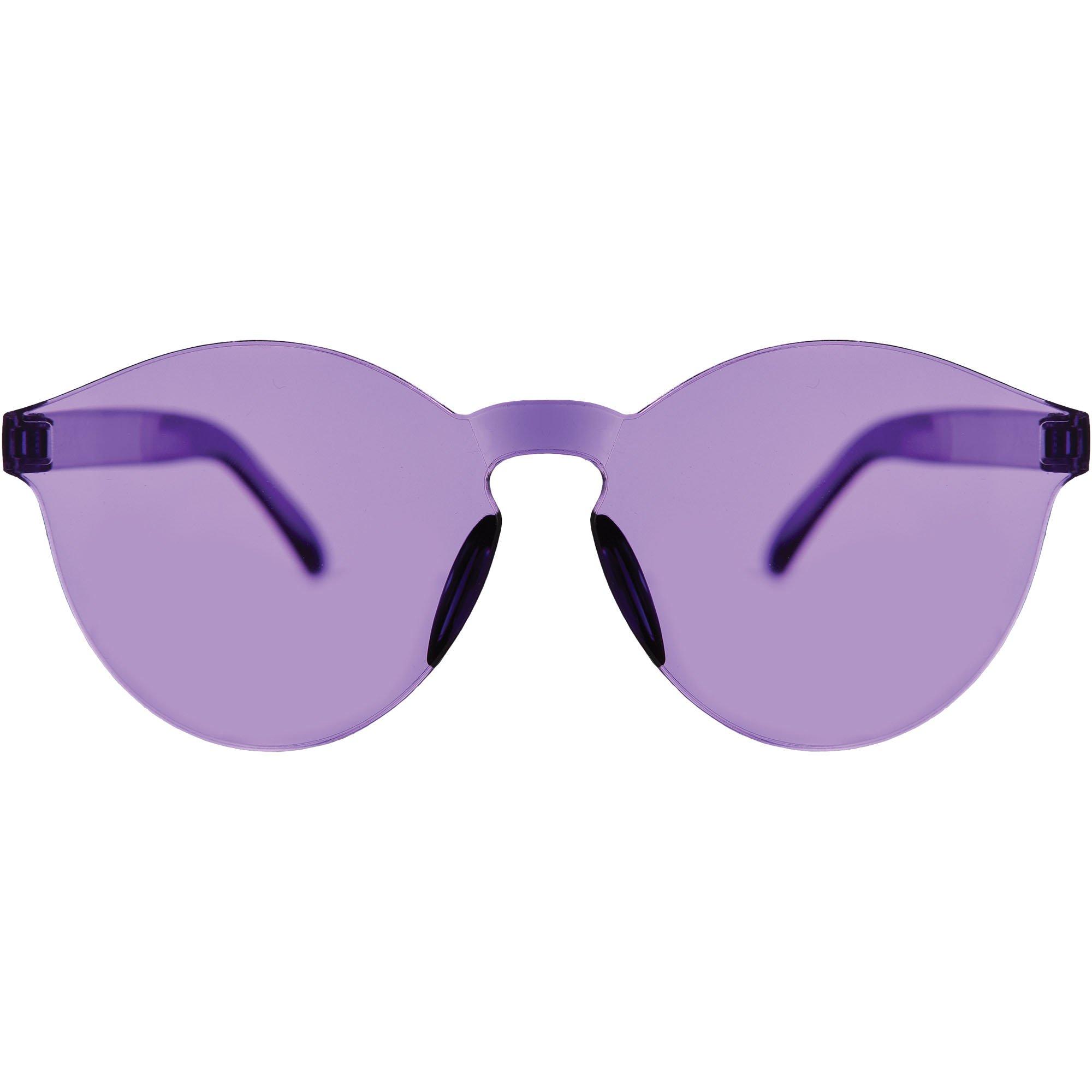 Frameless Purple Glasses