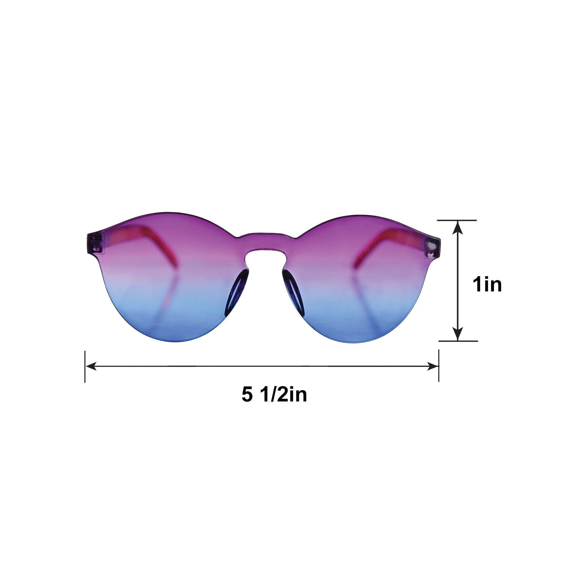 Frameless Rainbow Glasses