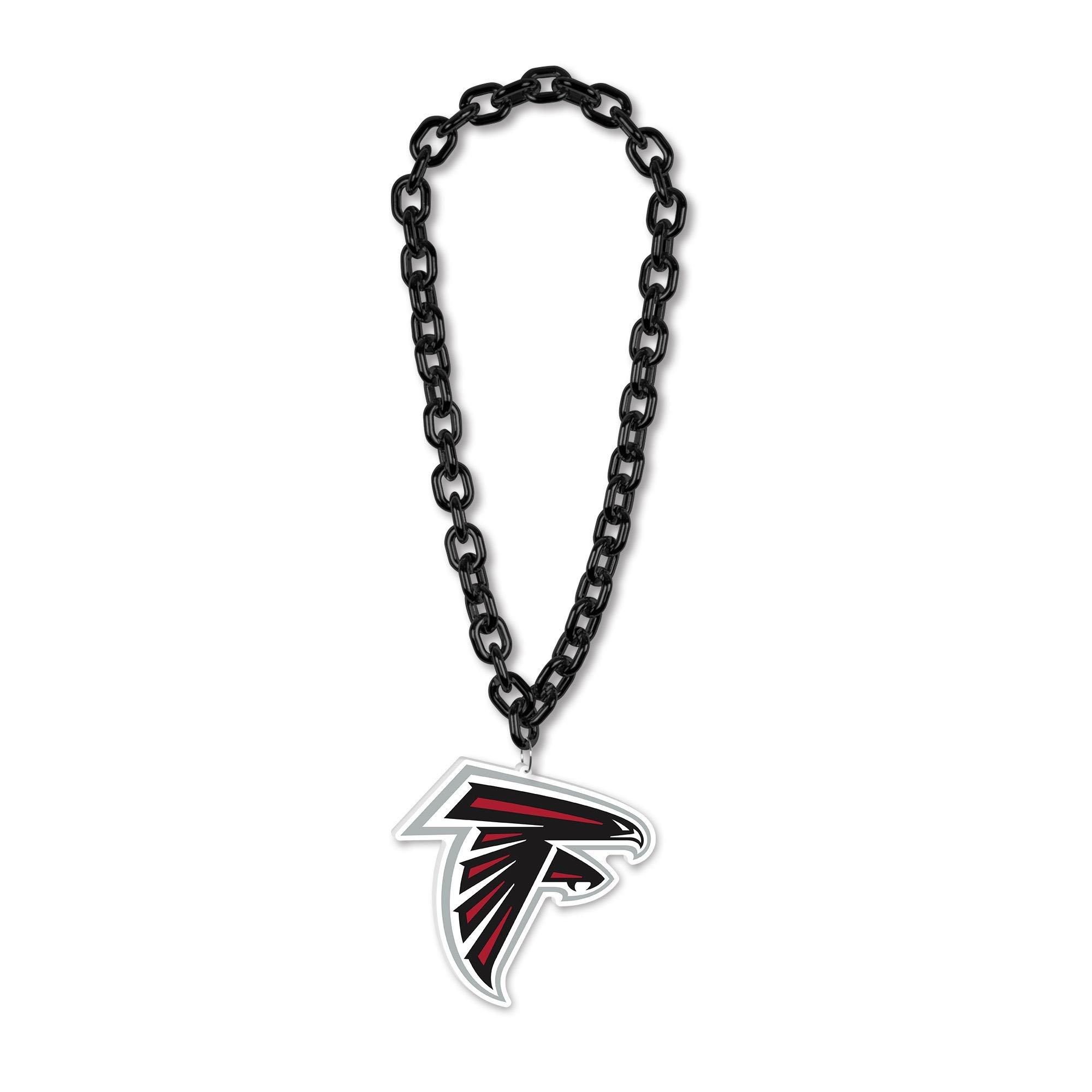 Atlanta Falcons Oversized Chain Logo Necklace, 38in