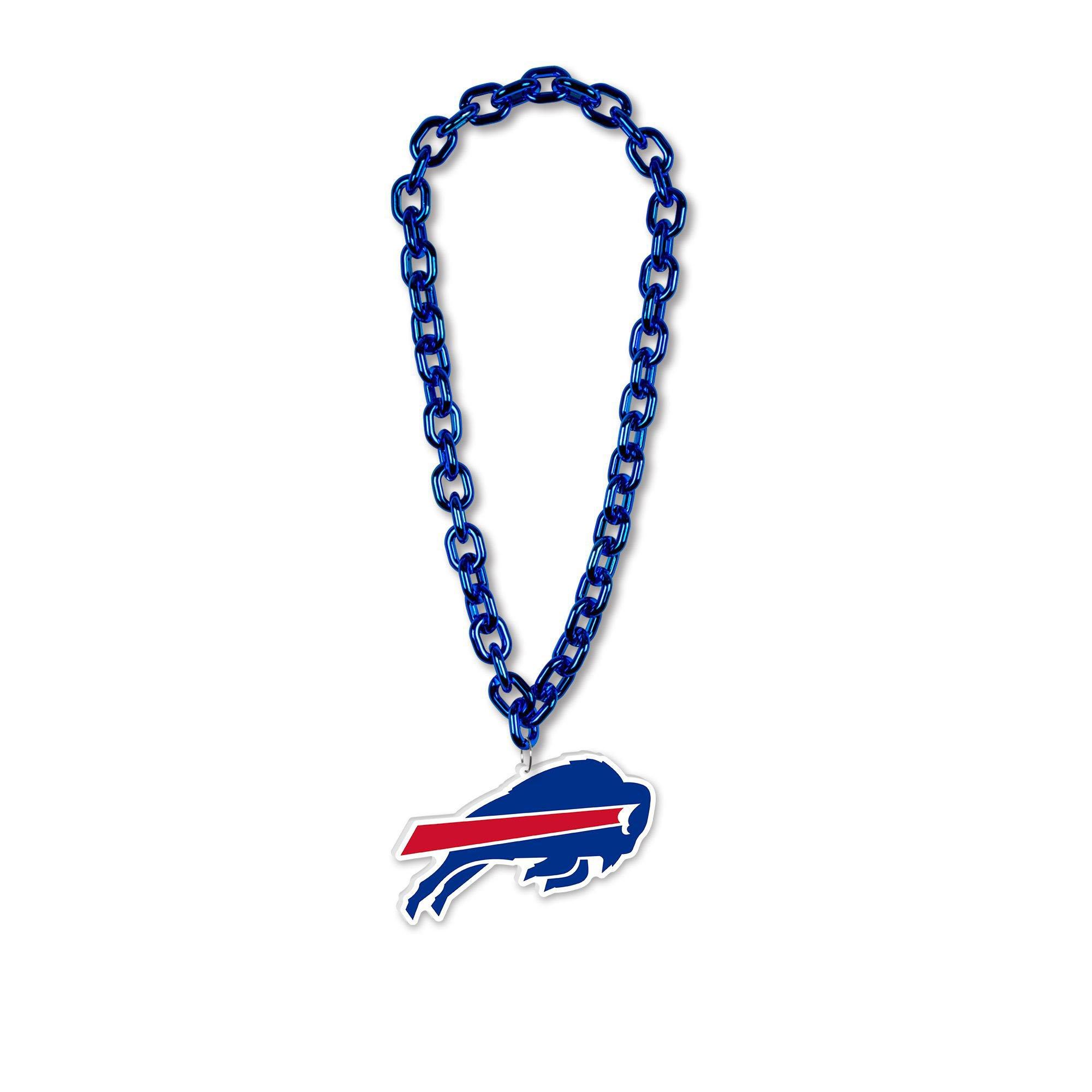 Buffalo Bills Oversized Chain Logo Necklace, 38in